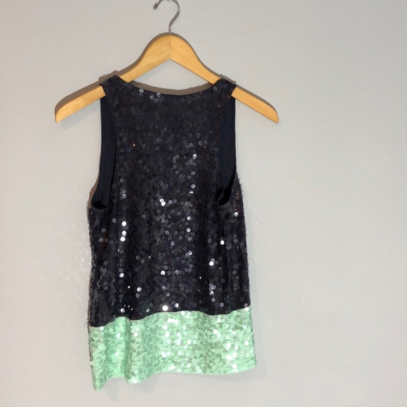Color Block Sequined Tank - x-small - Picture 2 of 4